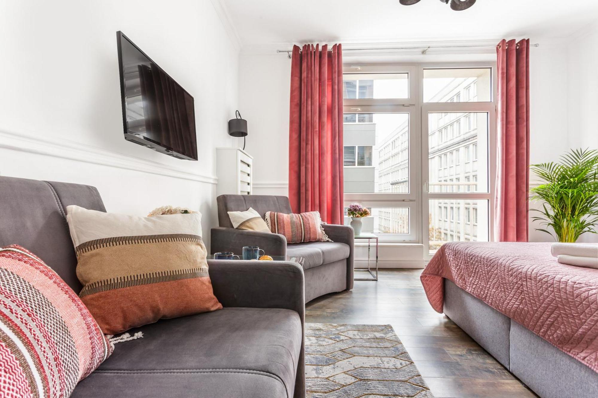 Charming Apartment In The City Center Varsóvia Exterior foto
